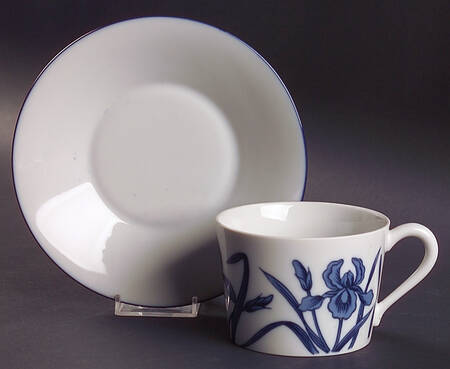 Blues In The Day Oversized Cup & Saucer Set