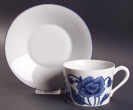 Blues In The Day Oversized Cup & Saucer Set