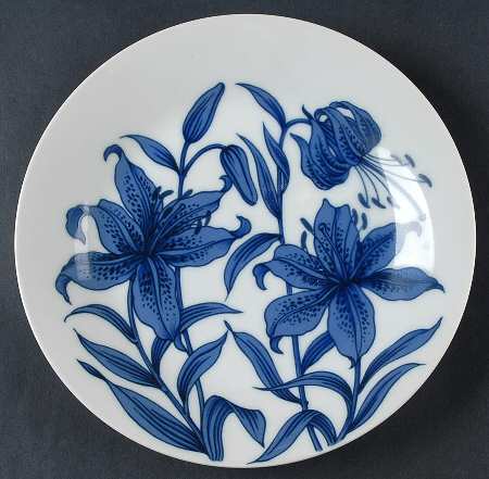 Blues In The Day Salad Plate