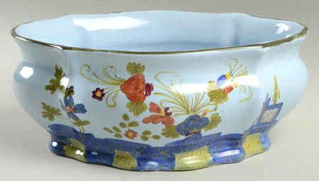 Carnation 10" Oval Serving Bowl