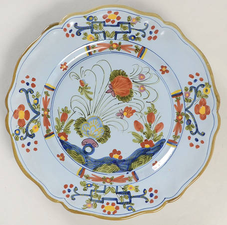 Carnation Luncheon Plate