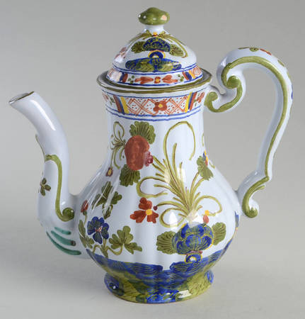 Carnation Mini Coffee Pot & Lid