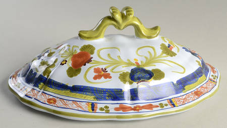 Carnation Lid for Oval Tureen