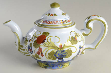 Carnation Teapot & Lid