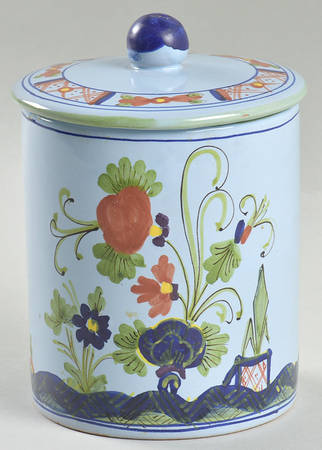 Carnation 6" Storage Jar & Lid