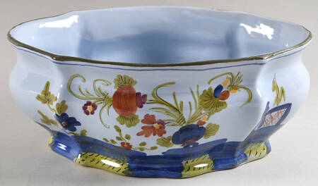 Carnation 10" Oval Serving Bowl