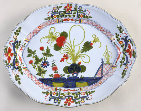 Carnation 14" Oval Serving Platter