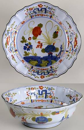Carnation 10" Round Vegetable Bowl
