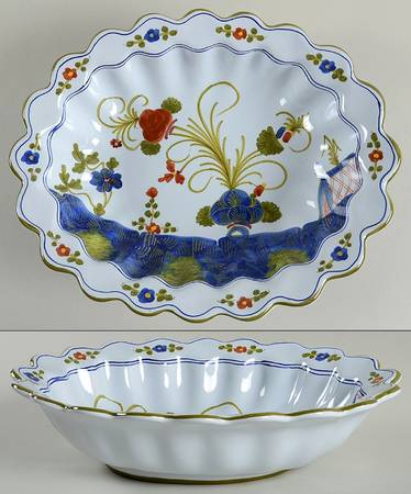 Carnation 11" Oval Vegetable Bowl