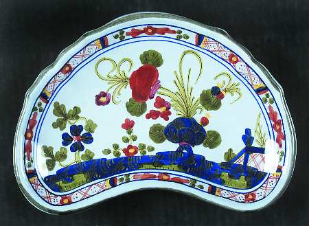 Carnation Crescent Salad Plate