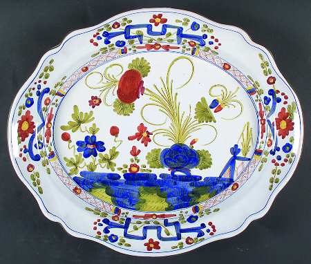 Carnation 16" Oval Serving Platter