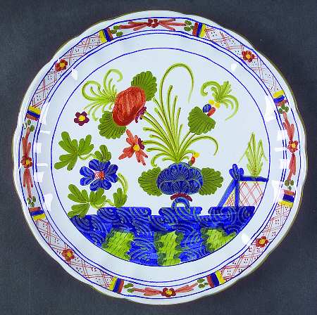 Carnation Coupe Salad Plate
