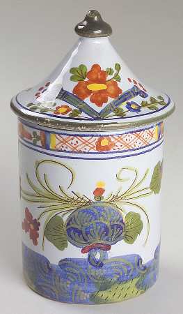 Carnation 3" Storage Jar & Lid