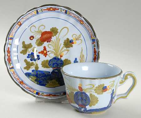 Carnation Flat Cup & Saucer Set by Sigma