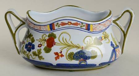 Carnation Oval Open Sugar Bowl