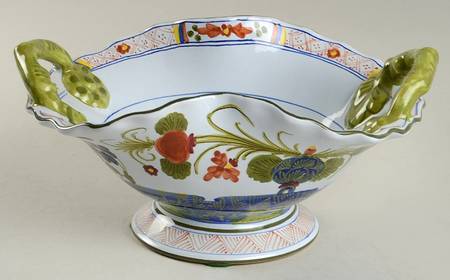 Carnation 11" Oval Handled Bowl