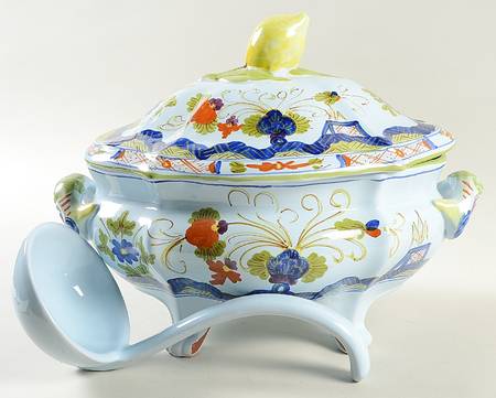 Carnation Tureen & Lid w/Ladle by Sigma