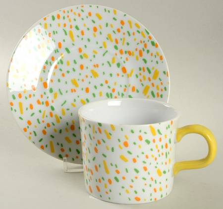 Forever Thine Flat Cup & Saucer Set