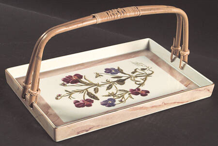 Irish Garden Rectangular Tray
