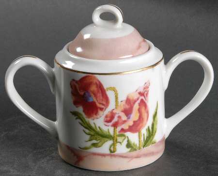 Irish Garden Sugar Bowl & Lid
