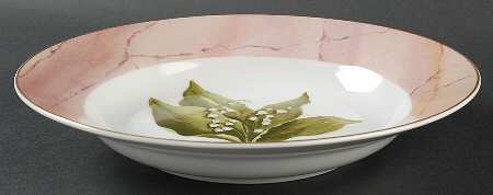 Irish Garden Large Rim Soup Bowl