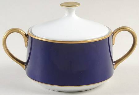 King Frederick Cobalt Blue Sugar Bowl & Lid