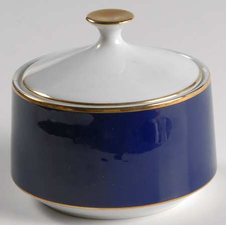 King Frederick Cobalt Blue Sugar Bowl & Lid