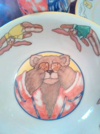 The Last Elegant Bear Child's Bowl