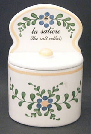 La Lecon De Francais Salt Box & Lid