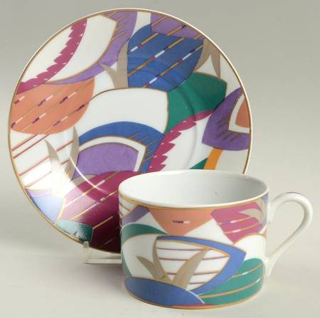 Limelight Flat Cup & Saucer Set by Sigma