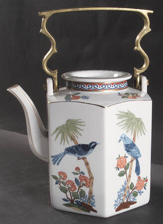 Mikado Brass Handle Coffee Pot & Lid