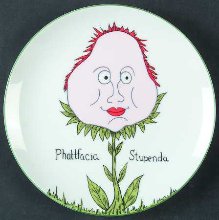 Nonsense Salad Plate by Sigma