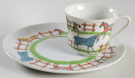 Paddock Snack Plate & Cup Set