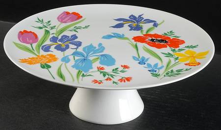 Primavera 11" Diameter Pedestal Cake Stand
