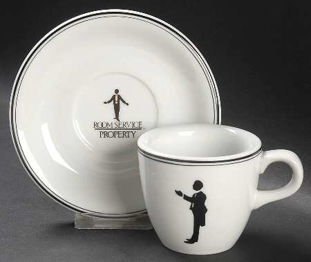 Room Service Flat Cup & Saucer Set