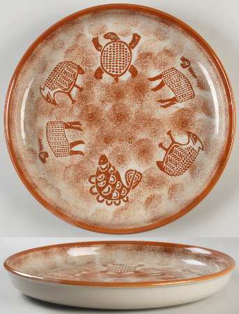 Samburu Safari 11" Chop Plate (Round Platter)