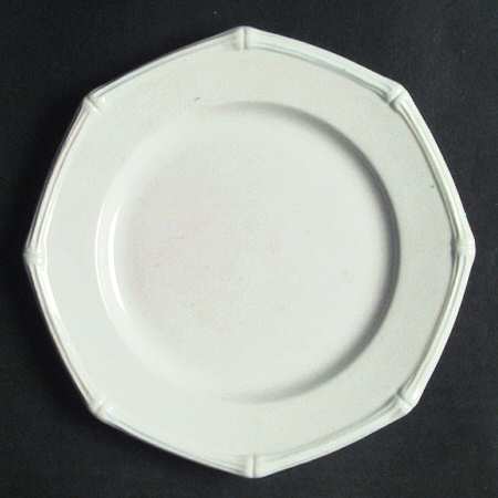 Bamboo White Bread & Butter Plate