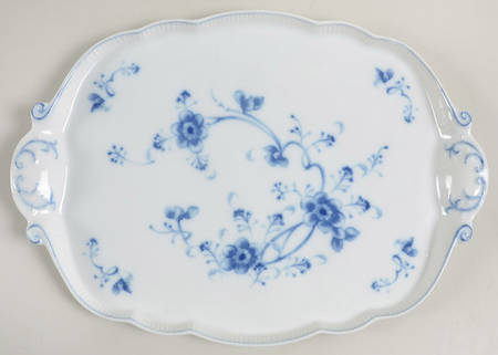Victoria Blue Handled Tray