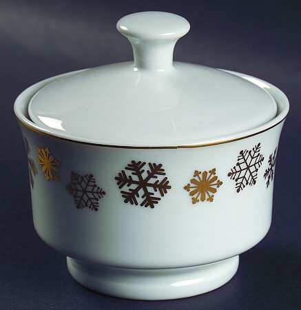Aspen Gold Sugar Bowl & Lid