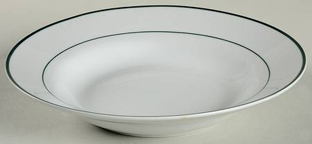 Aspen Hunter (Green) Rim Soup Bowl