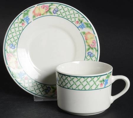 Botanica Flat Cup & Saucer Set