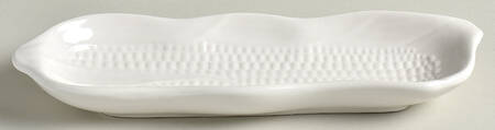 Carnivale White Boiled Corn Holder by Signature