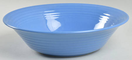 Carnivale Medium Blue 9" Round Vegetable Bowl