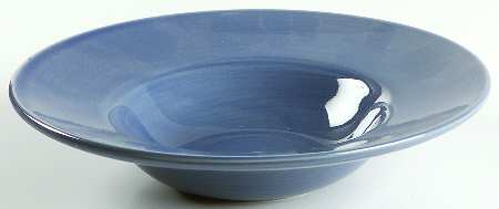 Carnivale Medium Blue Large Rim Soup Bowl