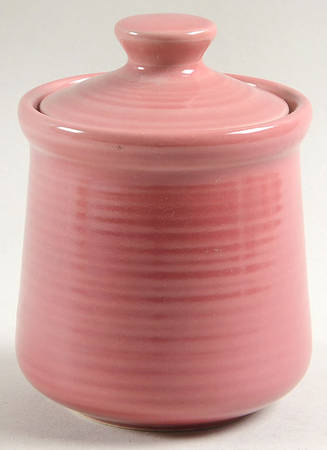 Carnivale Rose Sugar Bowl & Lid