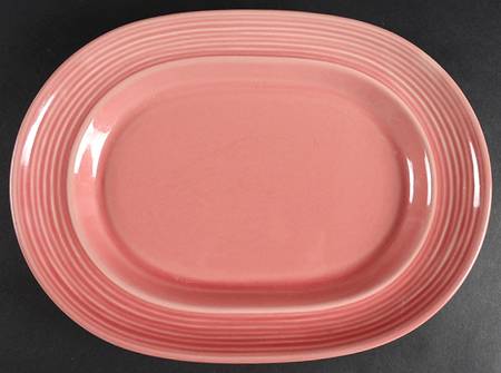 Carnivale Rose 13" Oval Serving Platter