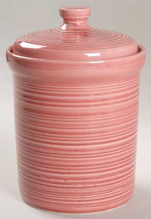 Carnivale Rose Large Canister & Lid