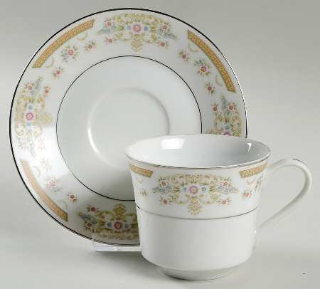 Coronet Flat Cup & Saucer Set