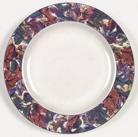 Gold Leaf Salad Plate