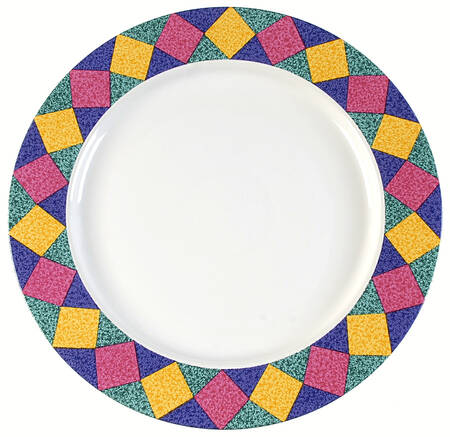 Harlequin 12" Chop Plate (Round Platter)